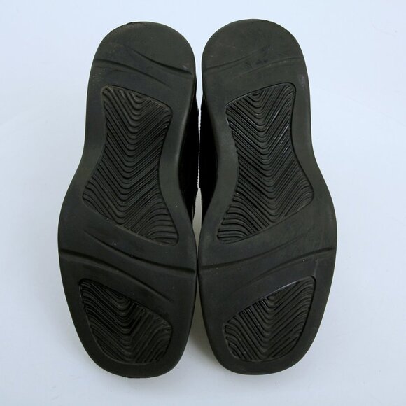 Venturini Square Toe Leather Oxford Shoes in Black Men Size 7.5 - Picture 10 of 13